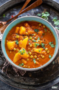 Aloo Matter recipe